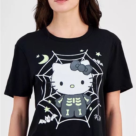 Hello Kitty Tops - Hello Kitty Halloween t shirt by Sanrio XL